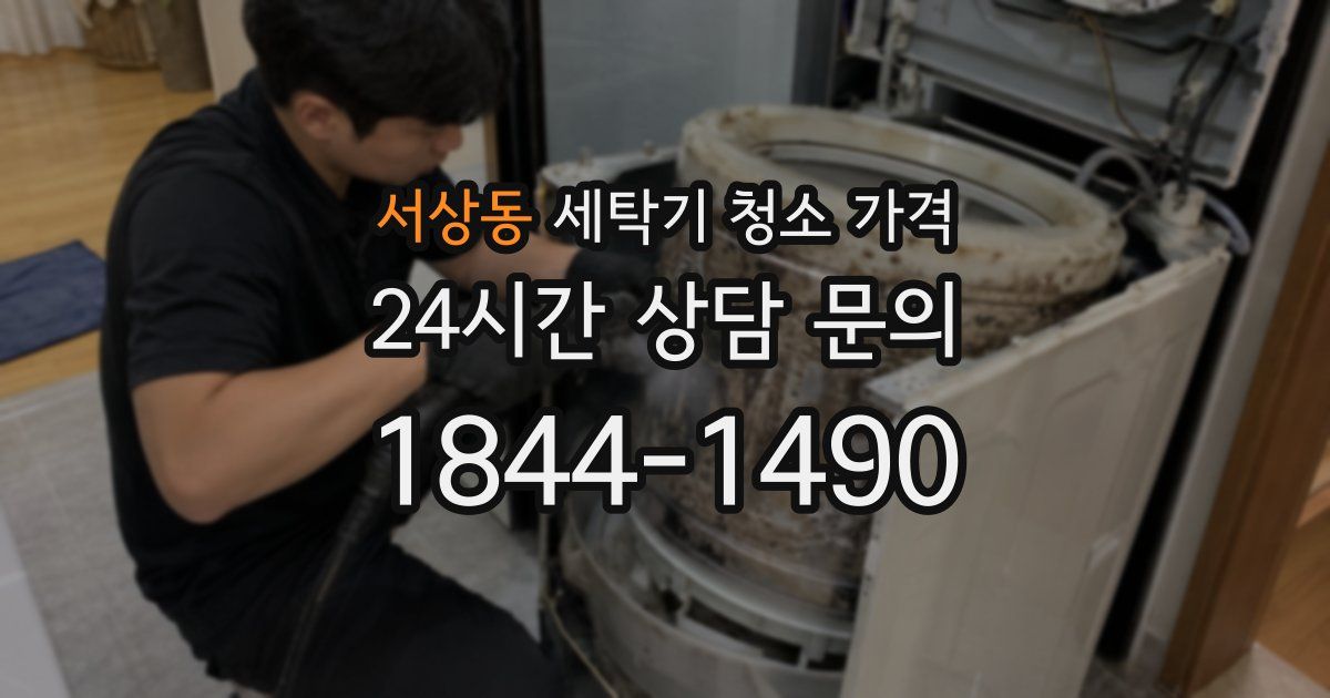 서상동 세탁기 청소 가격