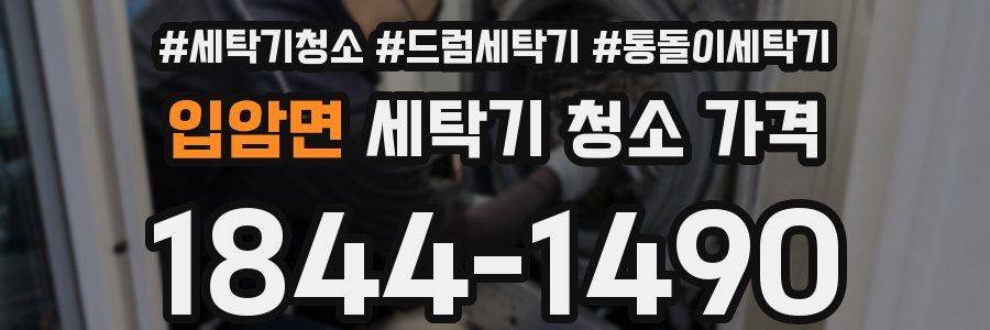 입암면 세탁기 청소 가격
