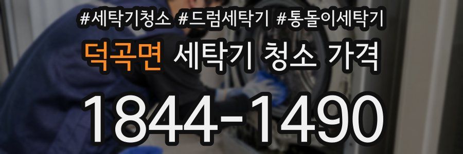 덕곡면 세탁기 청소 가격
