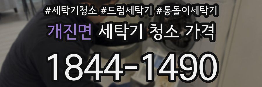 개진면 세탁기 청소 가격