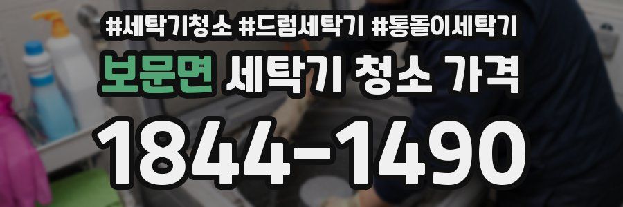 보문면 세탁기 청소 가격