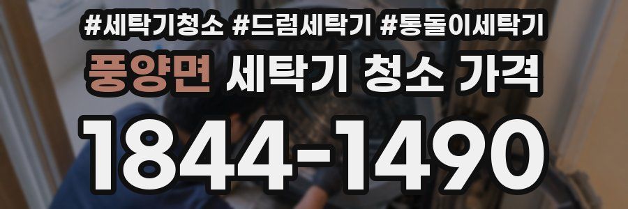 풍양면 세탁기 청소 가격