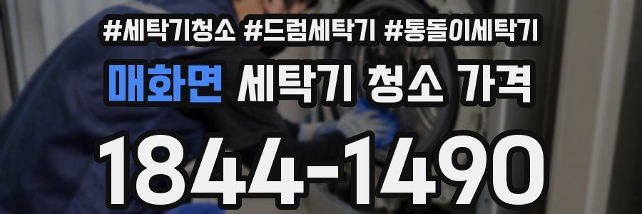 매화면 세탁기 청소 가격
