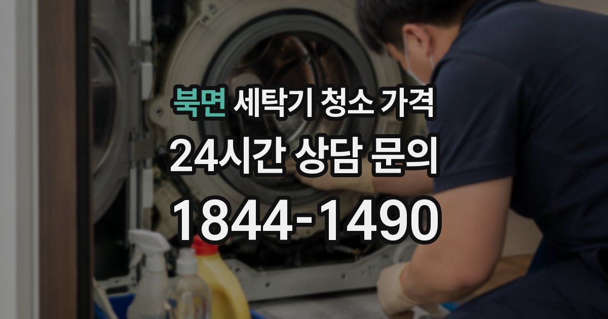 북면 세탁기 청소 가격