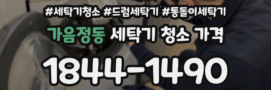 가음정동 세탁기 청소 가격