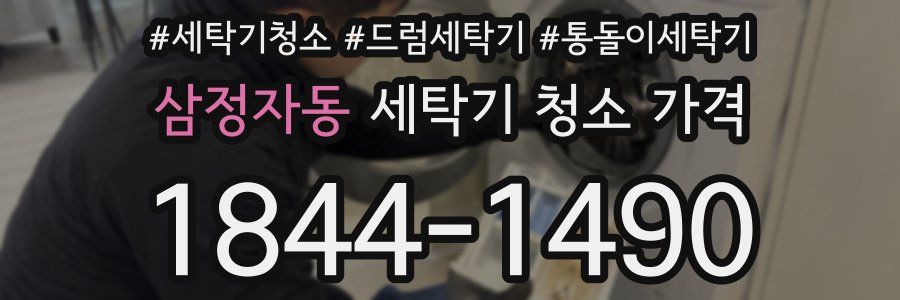 삼정자동 세탁기 청소 가격