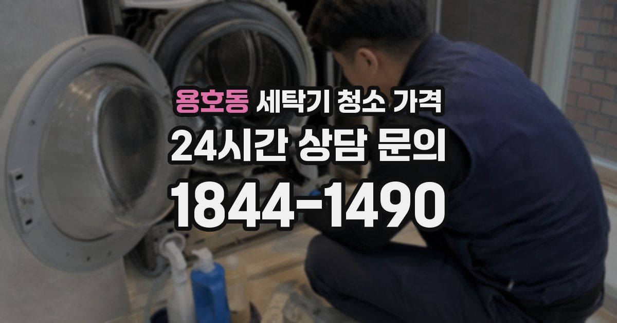 용호동 세탁기 청소 가격