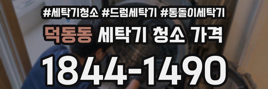 덕동동 세탁기 청소 가격