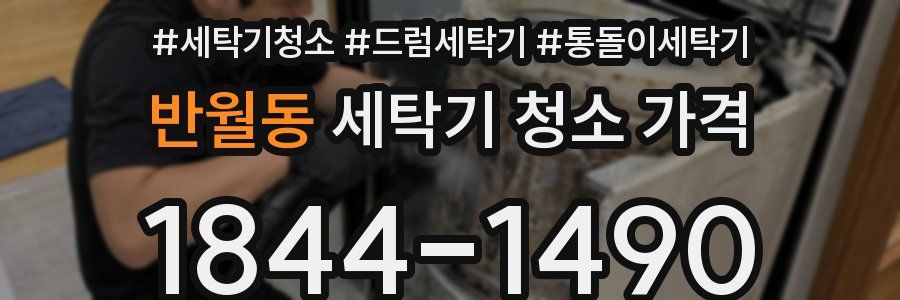반월동 세탁기 청소 가격