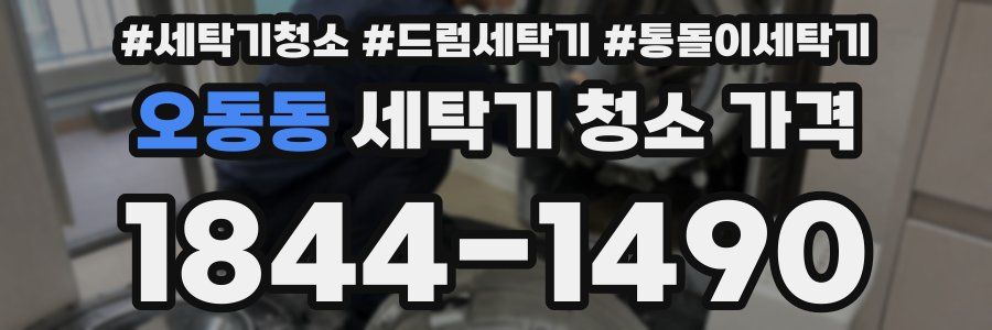 오동동 세탁기 청소 가격