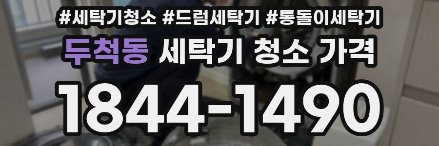 두척동 세탁기 청소 가격