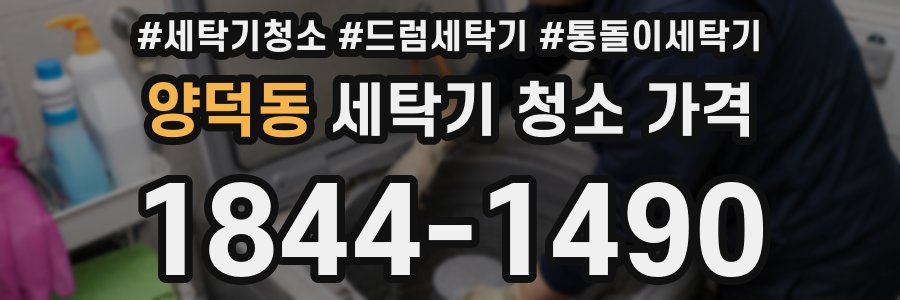 양덕동 세탁기 청소 가격