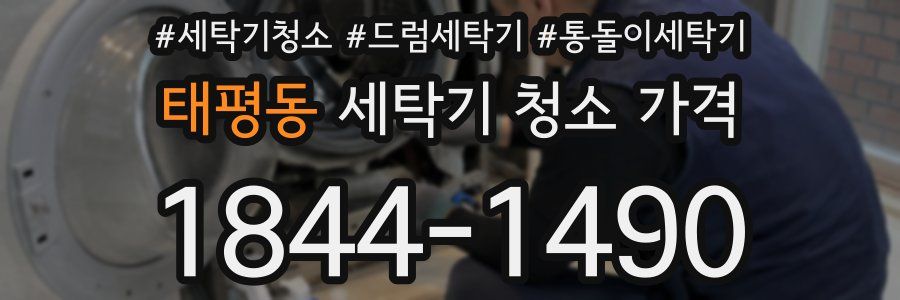 태평동 세탁기 청소 가격