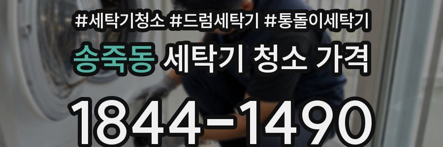 송죽동 세탁기 청소 가격