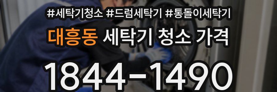 대흥동 세탁기 청소 가격