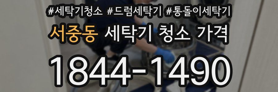 서중동 세탁기 청소 가격