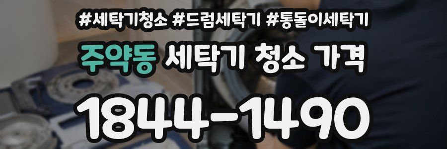 주약동 세탁기 청소 가격