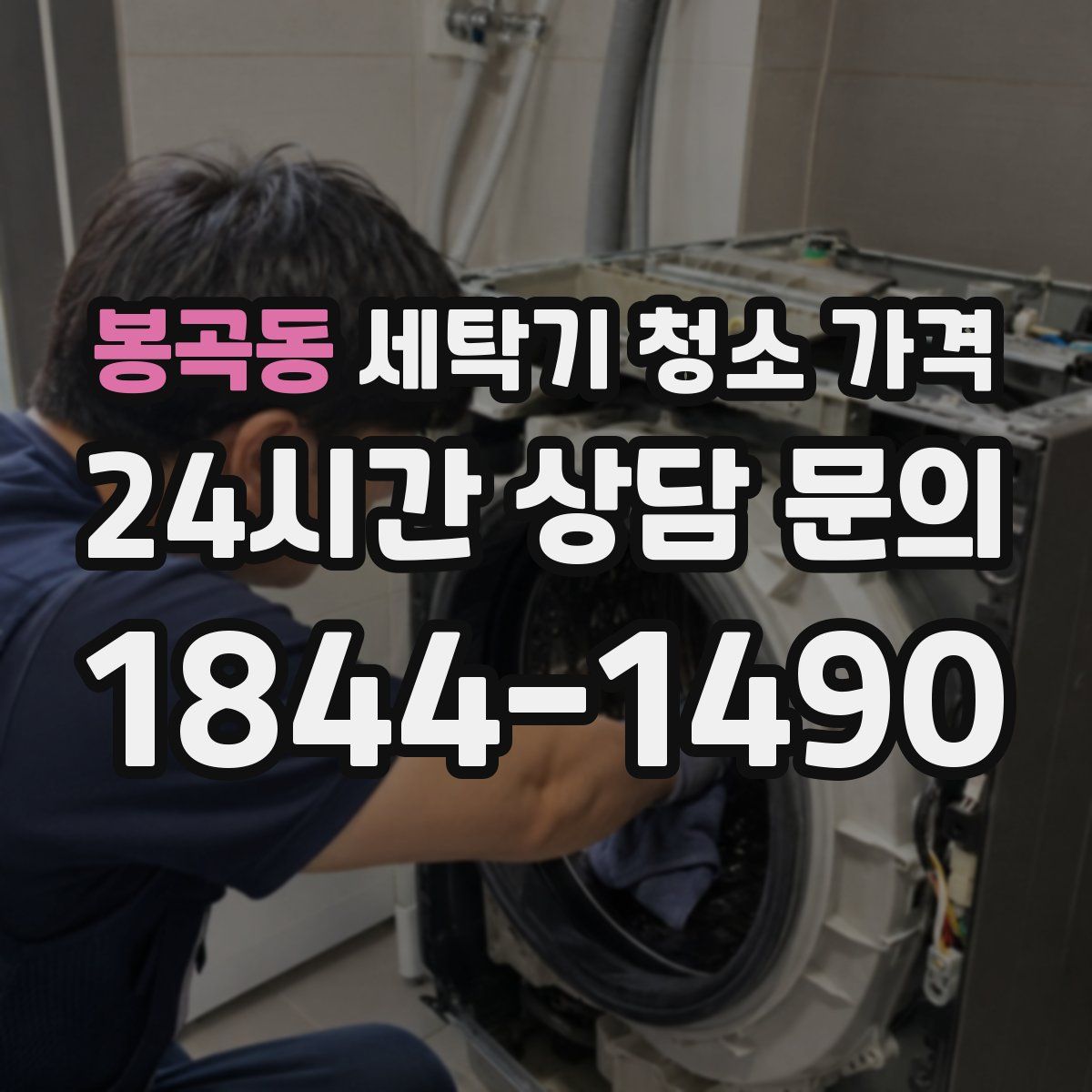 봉곡동 세탁기 청소 가격