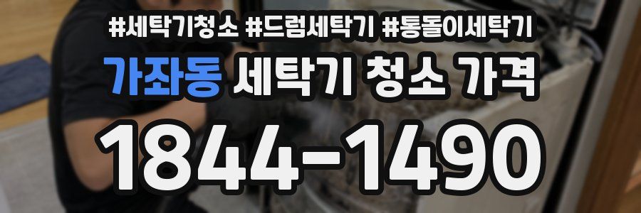 가좌동 세탁기 청소 가격