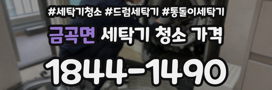 금곡면 세탁기 청소 가격