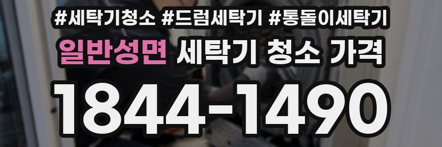 일반성면 세탁기 청소 가격