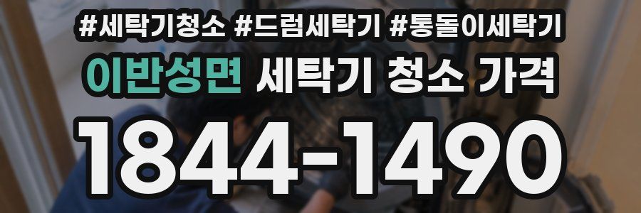 이반성면 세탁기 청소 가격