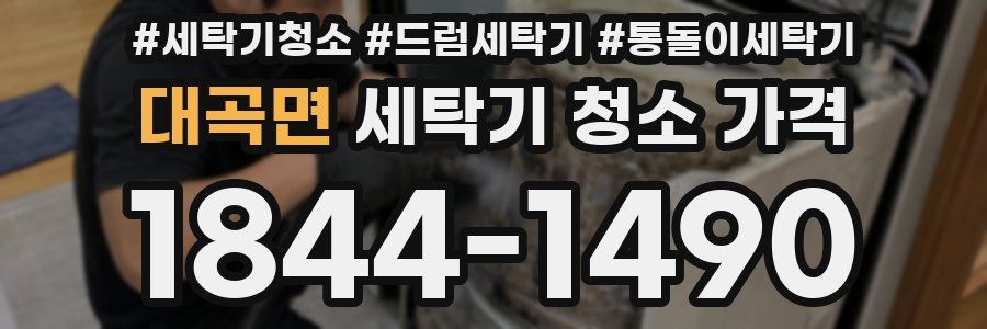 대곡면 세탁기 청소 가격