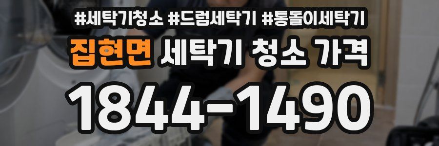 집현면 세탁기 청소 가격