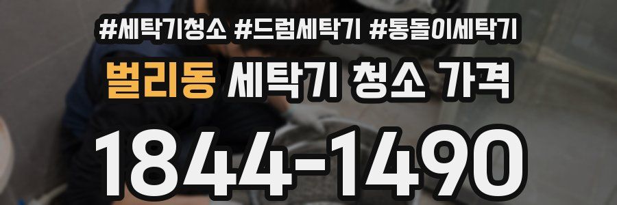 벌리동 세탁기 청소 가격
