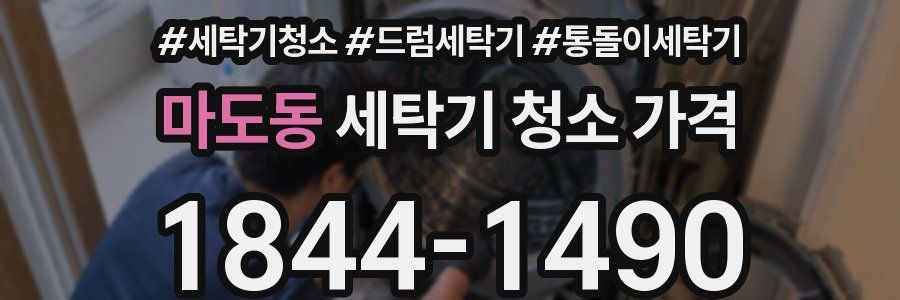 마도동 세탁기 청소 가격