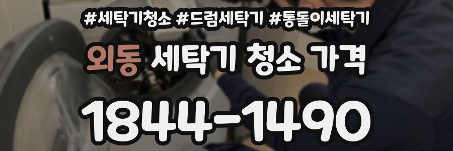외동 세탁기 청소 가격