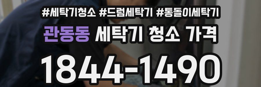 관동동 세탁기 청소 가격