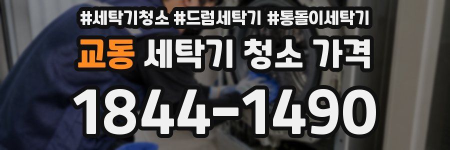교동 세탁기 청소 가격