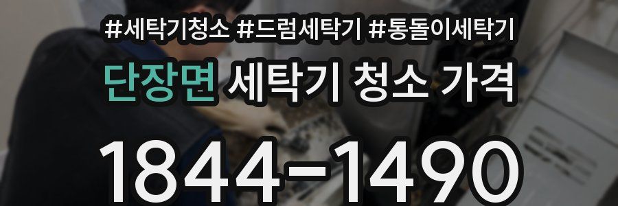 단장면 세탁기 청소 가격