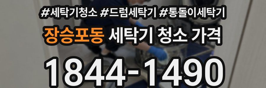 장승포동 세탁기 청소 가격