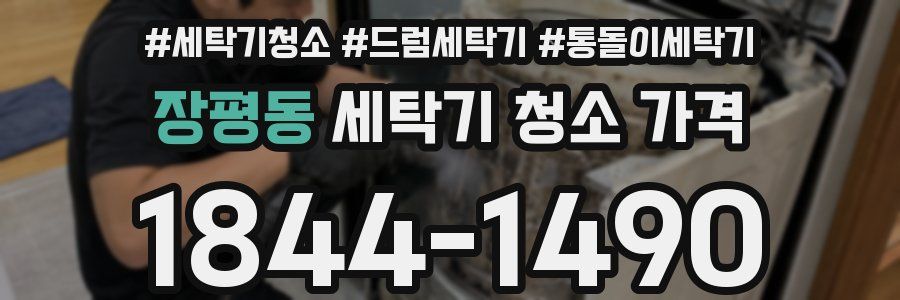 장평동 세탁기 청소 가격