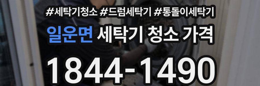 일운면 세탁기 청소 가격