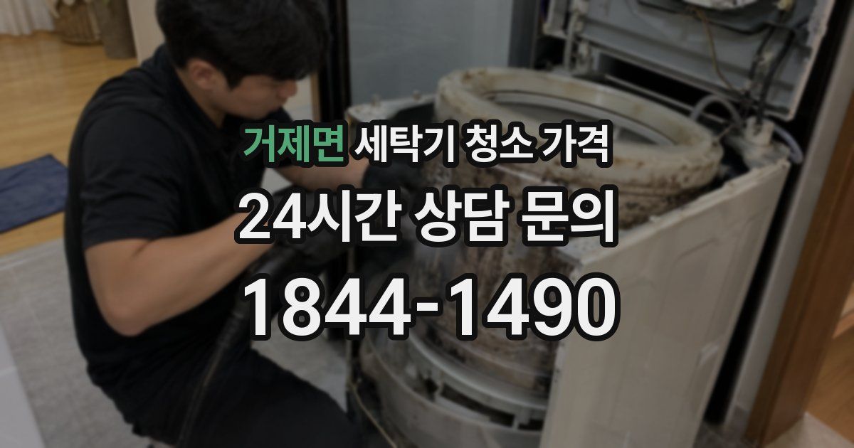 거제면 세탁기 청소 가격