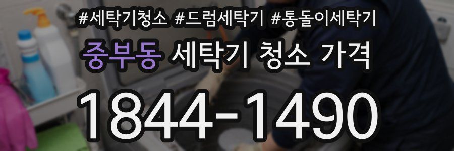 중부동 세탁기 청소 가격