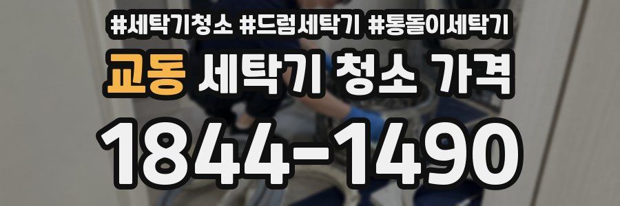 교동 세탁기 청소 가격