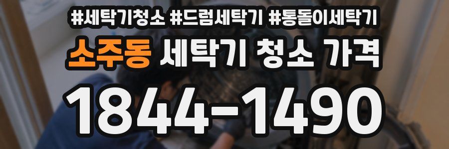 소주동 세탁기 청소 가격