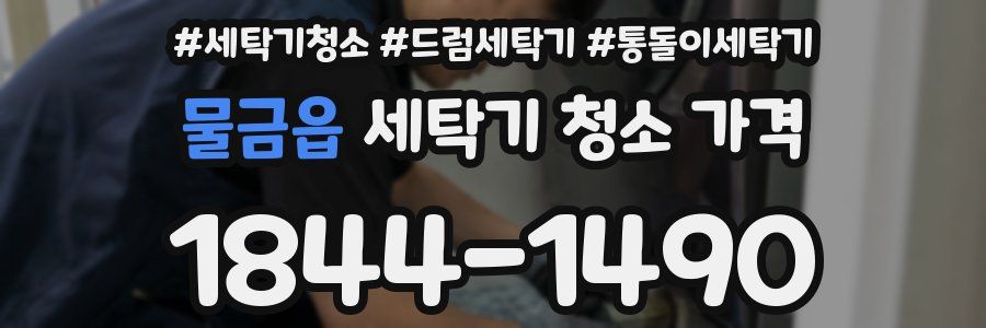 물금읍 세탁기 청소 가격