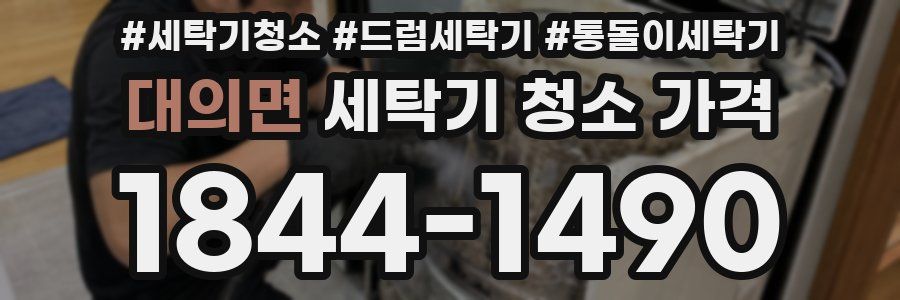 대의면 세탁기 청소 가격