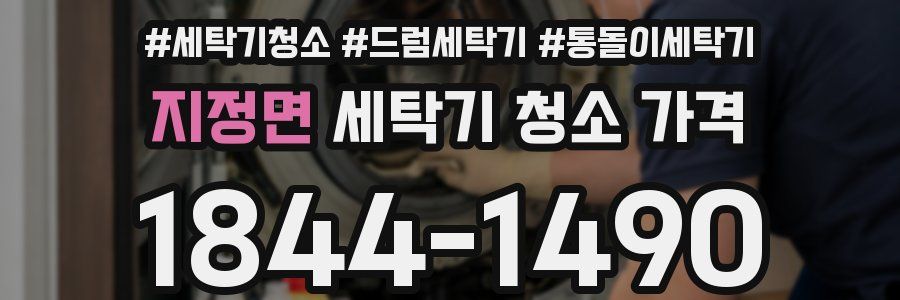 지정면 세탁기 청소 가격