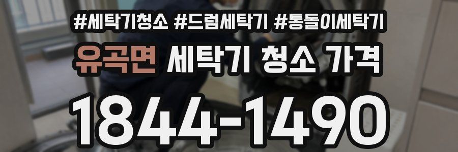 유곡면 세탁기 청소 가격