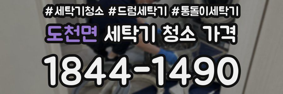 도천면 세탁기 청소 가격