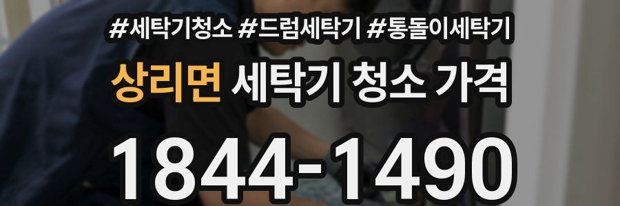 상리면 세탁기 청소 가격
