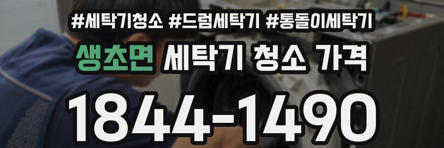 생초면 세탁기 청소 가격