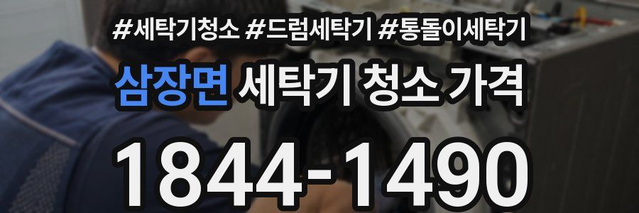 삼장면 세탁기 청소 가격