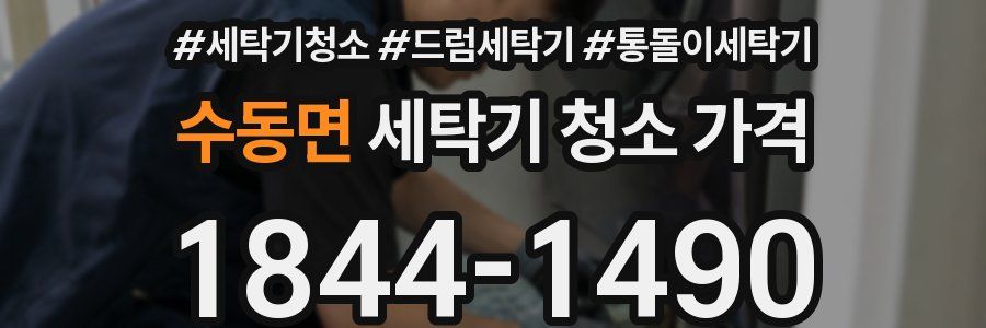 수동면 세탁기 청소 가격